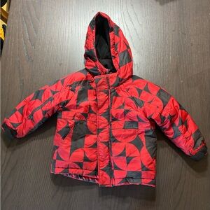Circo 4t Red and Black Winter Jacket